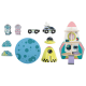 Playtive Holzrollenspielzeug Rakete, 10-teilig - B-Ware