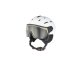 CRIVIT Damen Herren Skihelm mit selbsttönendem Visier (Weiß, M/L) - B-Ware gut