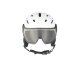CRIVIT Damen Herren Skihelm mit selbsttönendem Visier (Weiß, M/L) - B-Ware gut