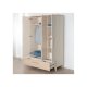 roba Kinderkleiderschrank Sidney 3-türig, Cashmere / Dekor Eiche - B-Ware sehr gut
