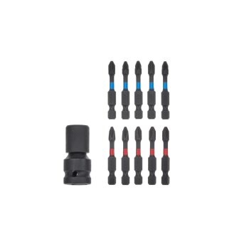 PARKSIDE® Schlagnuss-Satz / Schlagschrauber-Adapter mit Torsions-Bits / Kraft-Kugelgelenk-Satz (Schlagschrauber-Adapter) - B-Ware sehr gut
