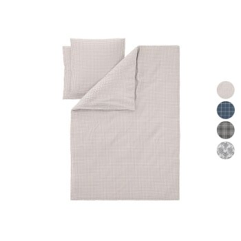 LIVARNO® Feinbiber-Bettwäsche, 200 x 220 cm -...