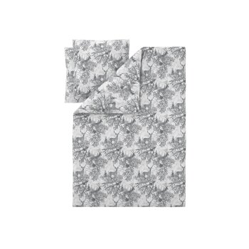 LIVARNO® Feinbiber-Bettwäsche, 200 x 220 cm - B-Ware