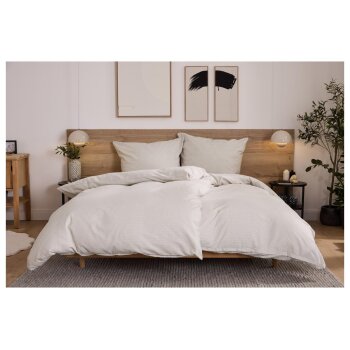 LIVARNO® Feinbiber-Bettwäsche, 200 x 220 cm - B-Ware