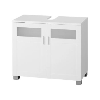 LIVARNO® Waschbeckenunterschrank Basel, weiß -...