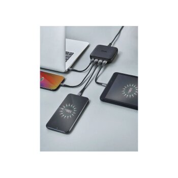 TRONIC® USB-Ladegerät, 4 Anschlüsse, PD, 65 W - B-Ware