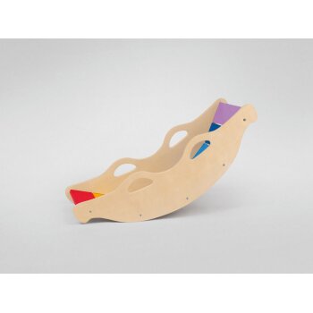 Playtive Holz Balancewippe, in Regenbogenfarben - B-Ware