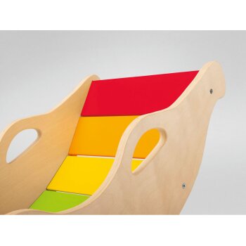 Playtive Holz Balancewippe, in Regenbogenfarben - B-Ware