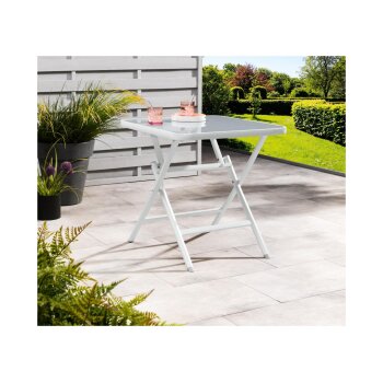 LIVARNO home Alu-Glastisch »Houston«,...