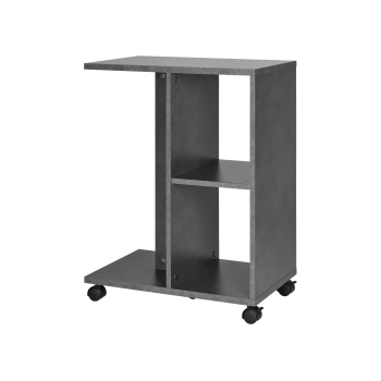 LIVARNO home Beistelltisch in C-Form auf Rollen - B-Ware