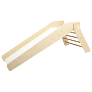 Playtive Kinder-Holzrutsche, mit Handlauf - B-Ware