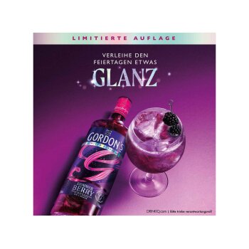 GORDONS Limited Edition Shimmer Berry 20% Vol