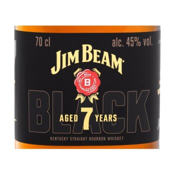 JIM BEAM Black Bourbon Whiskey 7 Jahre 45% Vol