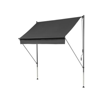 LIVARNO home Klemmmarkise, 200x150 cm, anthrazit - B-Ware