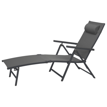 LIVARNO home Alu-Liegestuhl »Houston«, anthrazit - B-Ware