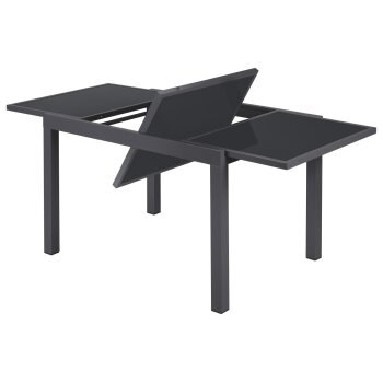 LIVARNO home Alu-Gartentisch »Houston / Toronto«, ausziehbar, grau - B-Ware