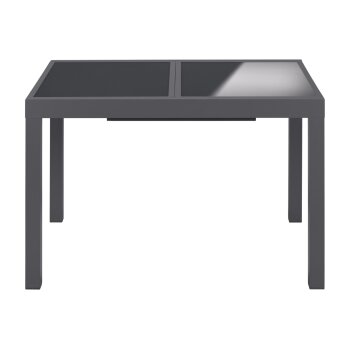 LIVARNO home Alu-Gartentisch »Houston / Toronto«, ausziehbar, grau - B-Ware