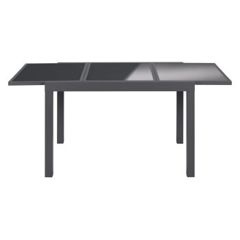 LIVARNO home Alu-Gartentisch »Houston / Toronto«, ausziehbar, grau - B-Ware