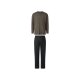 esmara Men Herren Pyjama (grau/schwarz, L (52/54)) - B-Ware neuwertig