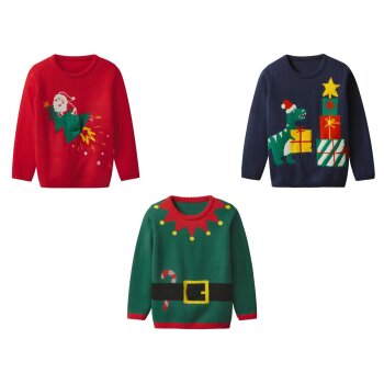 lupilu® Kinder-Premium-Weihnachtspullover mit...