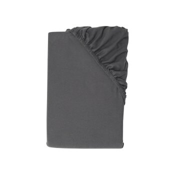 LIVARNO® Feinbiber-Spannbettlaken, 180-200 x 200 cm (Grau) - B-Ware neuwertig