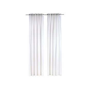 LIVARNO® Vorhangschal-Set, 2-teilig (Weiß) - B-Ware neuwertig