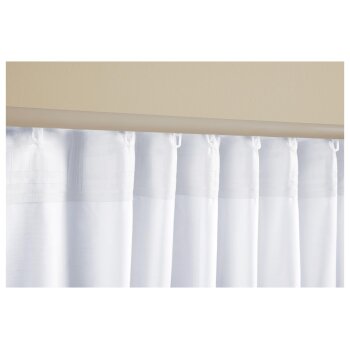LIVARNO® Vorhangschal-Set, 2-teilig (Weiß) - B-Ware neuwertig
