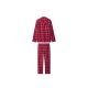 esmara Men Herren Flanell-Pyjama (Rot, S (44/46)) - B-Ware neuwertig