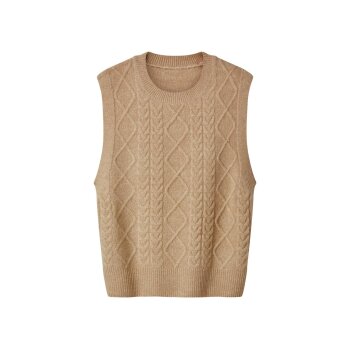 esmara® Damen Strickpullunder (Beige, M(40/42)) - B-Ware neuwertig