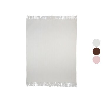 LIVARNO home Chenille-Plaid, 130 x 170 cm - B-Ware