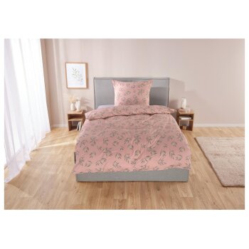 LIVARNO home Mikrofaser-Satin-Bettwäsche, atmungsaktiv, 155 x 220 cm - B-Ware