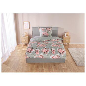 LIVARNO home Mikrofaser-Satin-Bettwäsche,...