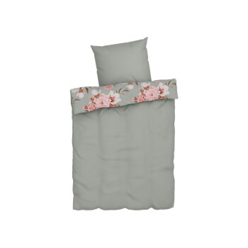 LIVARNO home Mikrofaser-Satin-Bettwäsche, atmungsaktiv, 155 x 220 cm - B-Ware