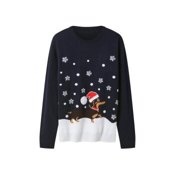 esmara® Damen Weihnachtspullover mit LED-Effekt / Weihnachtspullover mit Musik / Weihnachtspullover - B-Ware