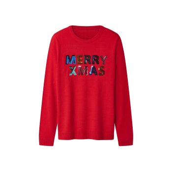 esmara® Damen Weihnachtspullover mit LED-Effekt / Weihnachtspullover mit Musik / Weihnachtspullover - B-Ware
