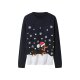 esmara® Damen Weihnachtspullover mit LED-Effekt / Weihnachtspullover mit Musik / Weihnachtspullover - B-Ware
