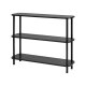 LIVARNO® Regal, mit 3 Böden, schwarz - B-Ware