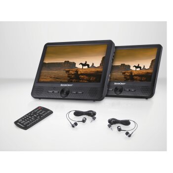 SILVERCREST® Tragbarer DVD-Player »SPDP 18 A1«, mit 2 Bildschirmen - B-Ware