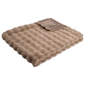 LIVARNO® Kuscheldecke, 130 x 170 cm, braun - B-Ware...