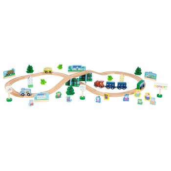 Holzeisenbahn-Set Peppa Pig - B-Ware sehr gut