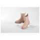 esmara® Damen Lederstiefeletten (Taupe, 39) - B-Ware sehr gut