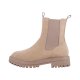 esmara® Damen Lederstiefeletten (Taupe, 39) - B-Ware sehr gut