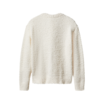 esmara® Damen Plüsch-Cardigan (Creme, M(40/42)) - B-Ware neuwertig