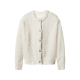 esmara® Damen Plüsch-Cardigan (Creme, M(40/42)) - B-Ware neuwertig