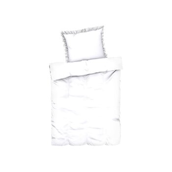 LIVARNO home Edel-Renforcé-Bettwäsche, 135 x 200 cm (Weiß) - B-Ware neuwertig