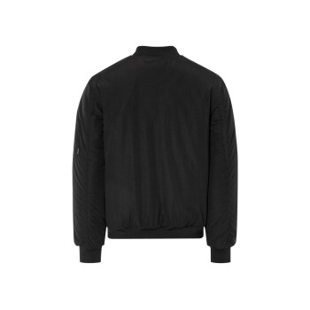 LIVERGY® Herren Bomberjacke, wasserabweisendes Obermaterial (Schwarz, M (48/50)) - B-Ware neuwertig