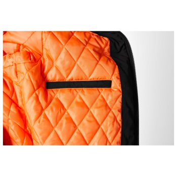 LIVERGY® Herren Bomberjacke, wasserabweisendes Obermaterial (Schwarz, M (48/50)) - B-Ware neuwertig