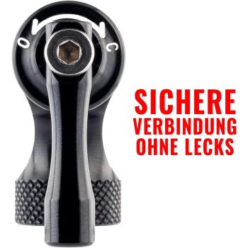 PRO BIKE TOOL Fahrradpumpe CO2 Kartuschenpumpe, ohne Kartusche, schwarz - B-Ware sehr gut