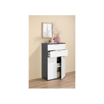 LIVARNO home Kommode, mit bodenschonenden Möbelgleitern - B-Ware Transportschaden