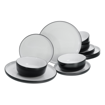 Creatable Geschirrset »Nordic Cool Black«,...